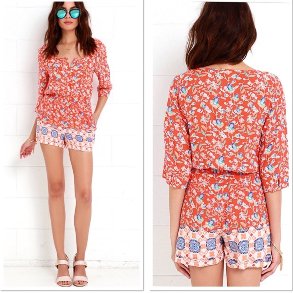 Lulu’s MinkPink Floral Romper